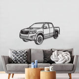 2012 Hilux Perspective Metal Car Wall Art - MT1204