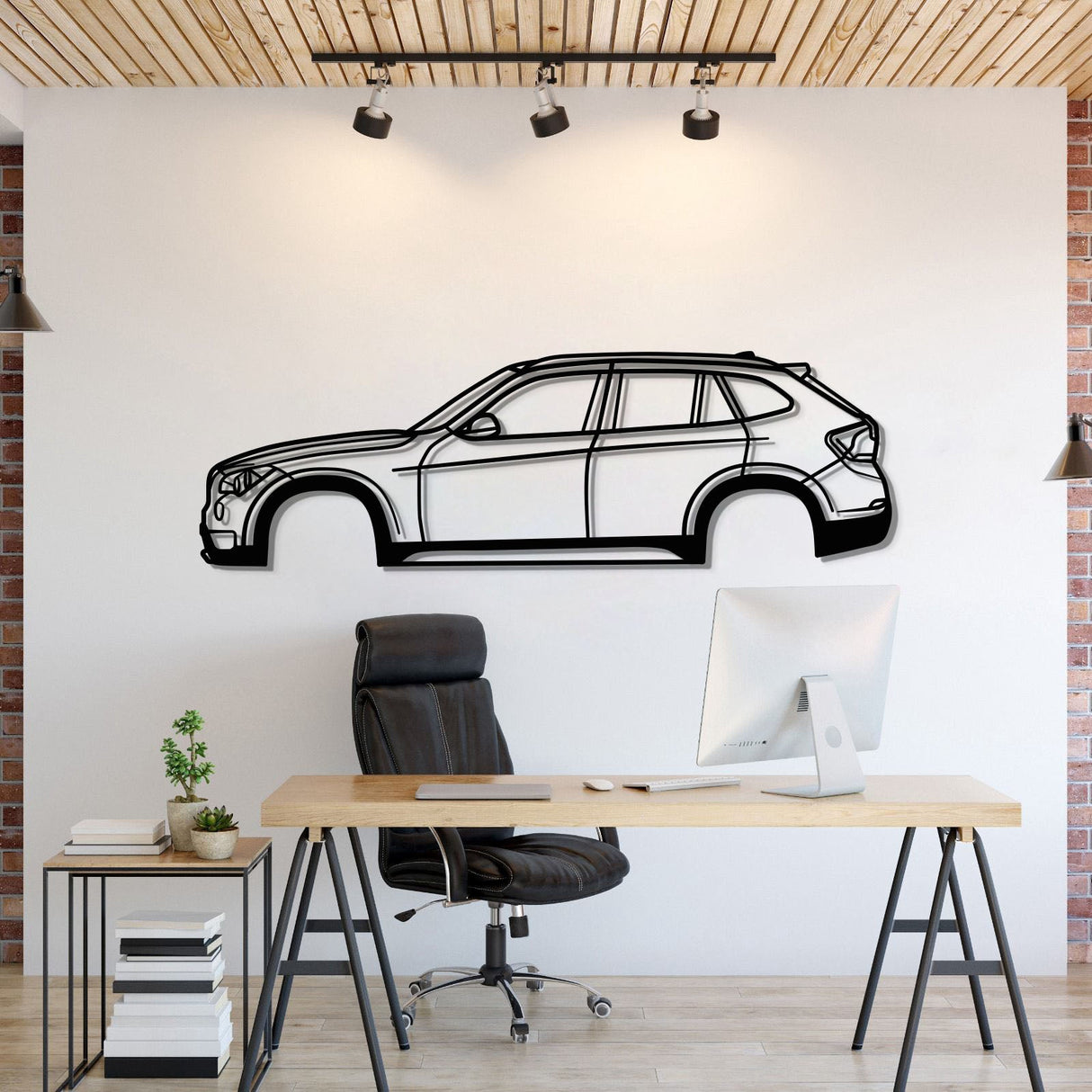 2013 X1 E84 1st Gen Metal Car Wall Art - MT0492