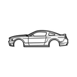 2013 Mustang Metal Car Wall Art - MT0483