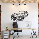 2013 Mustang Mach 1 Perspective Metal Car Wall Art - MT1159