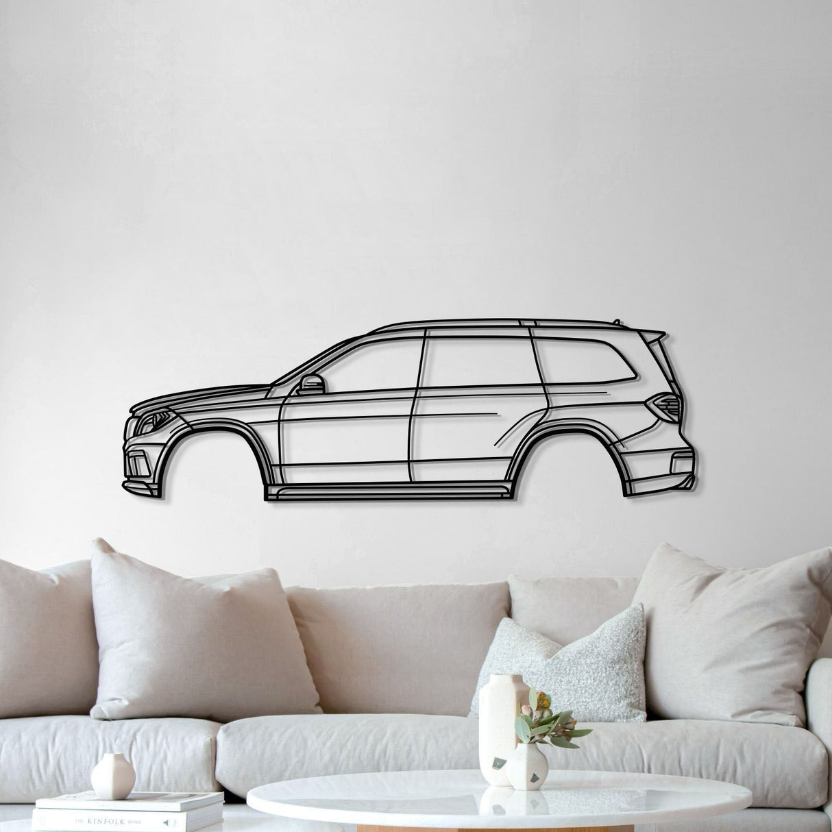 2013 AMG GL63 X166 (2nd Gen) Metal Car Wall Art - MT0480