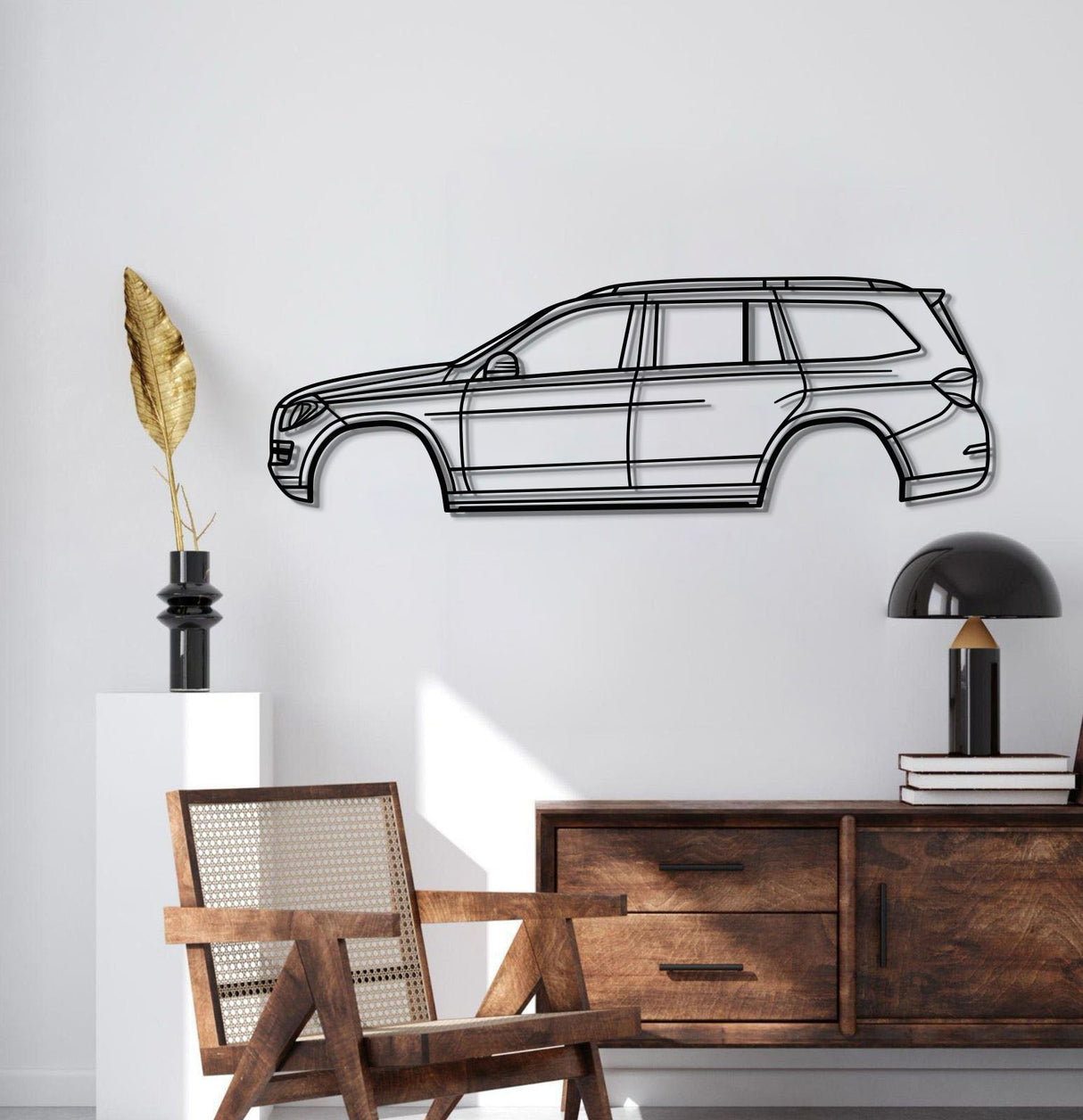 2013 GL-Class X166 (2nd Gen) Metal Car Wall Art - MT0482