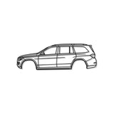 2013 GL-Class X166 (2nd Gen) Metal Car Wall Art - MT0482