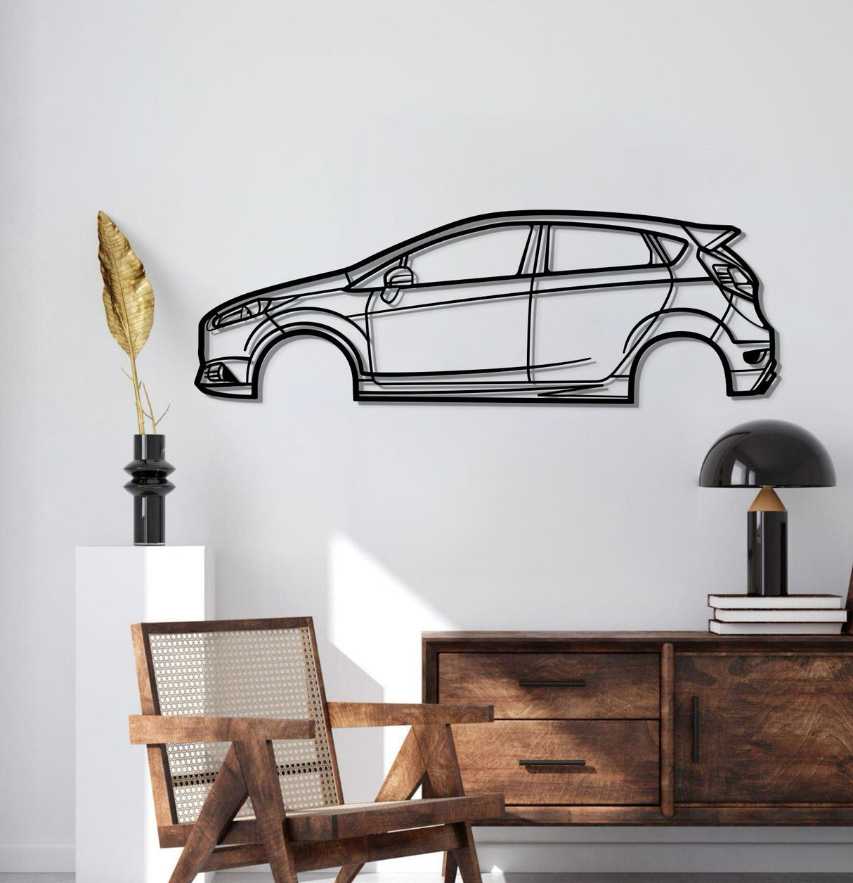 2014 Fiesta ST Metal Car Wall Art - MT0503