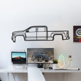 2014 Sierra 1500 4th Gen Metal Car Wall Art - MT0511