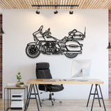 2014 Voyager 1700BE Metal Motorcycle Wall Art - MT1404