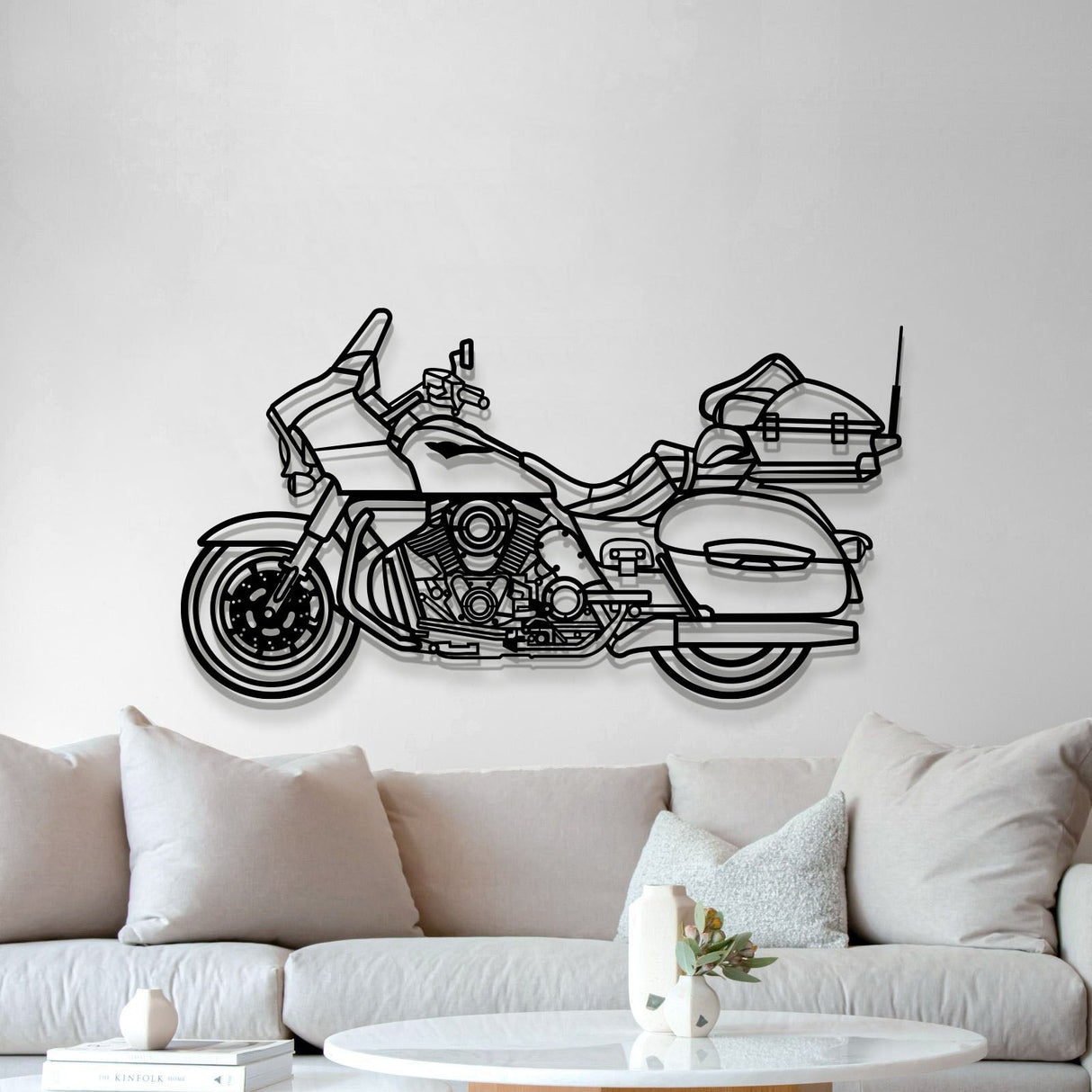 2014 Voyager 1700BE Metal Motorcycle Wall Art - MT1404