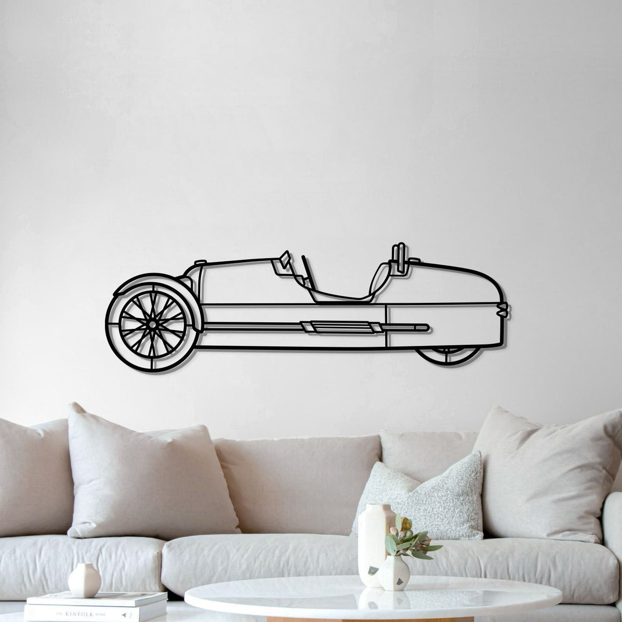 2014 3 Wheeler Metal Car Wall Art - MT0495