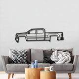 2014 Silverado 1500 3rd Gen Metal Car Wall Art - MT0512