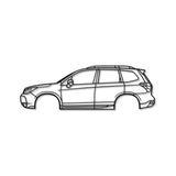 2014 Forester 4th Gen Metal Car Wall Art - MT0504