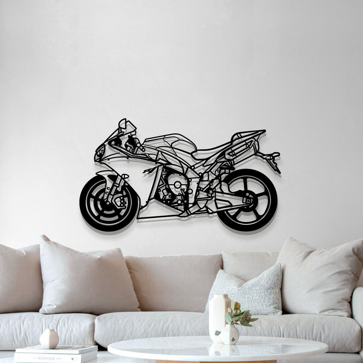 2014 R1 Metal Motorcycle Wall Art - MT1420