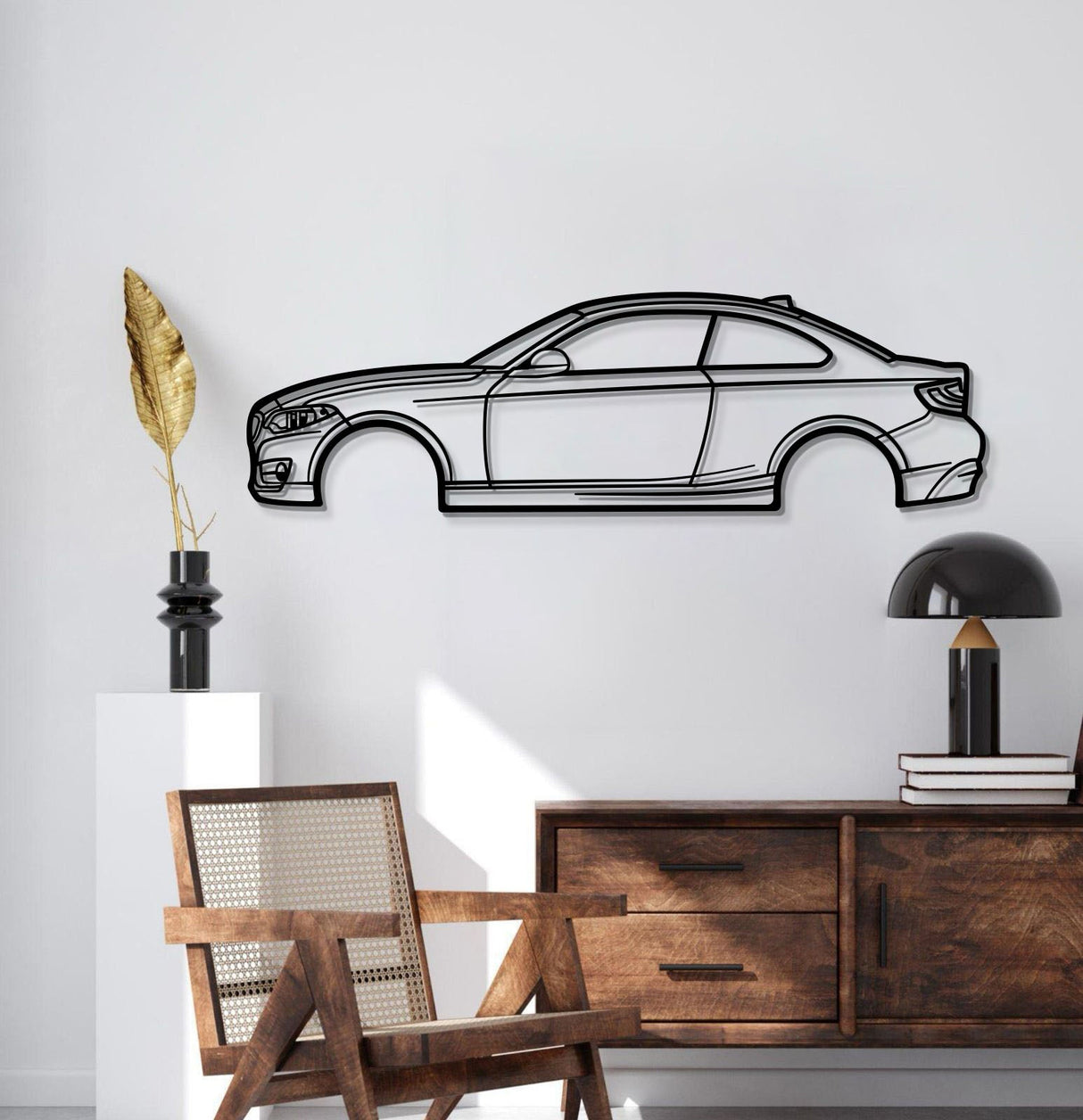 2015 2 SERIE COUPE Metal Car Wall Art - MT0517