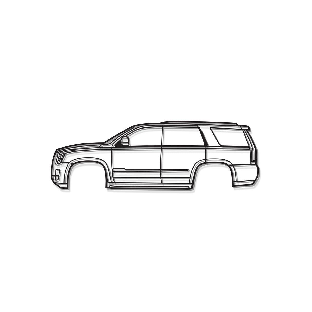 2015 Escalade 4th Gen Metal Car Wall Art - MT0528