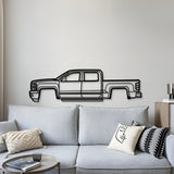 2015 Silverado 1500 Metal Car Wall Art - MT0540