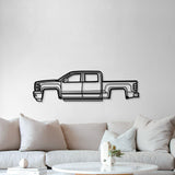 2015 Silverado 1500 Metal Car Wall Art - MT0540