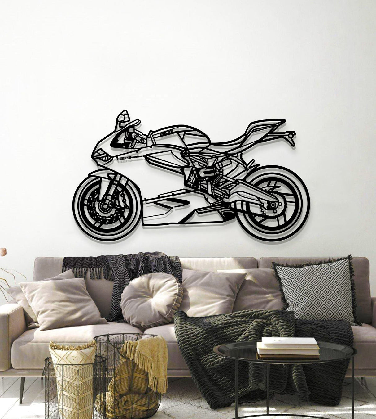 2015 899 Panigale Metal Motorcycle Wall Art - MT1393