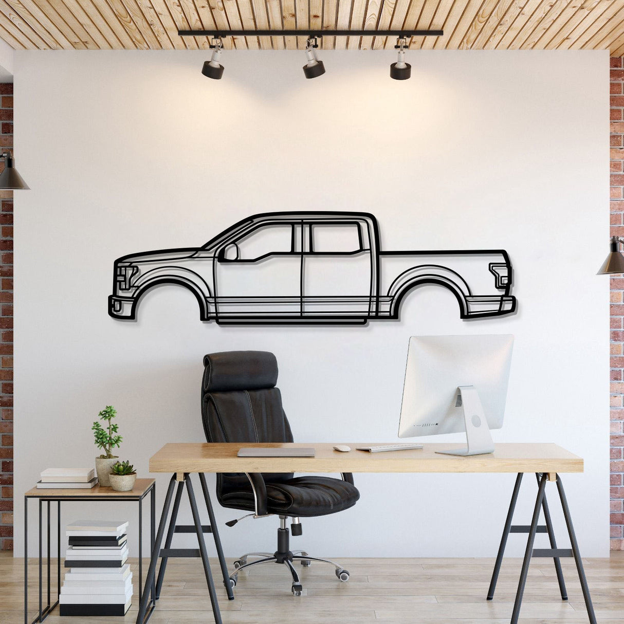 2015 F-150 13th Gen Metal Car Wall Art - MT0530