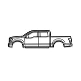 2015 F-150 13th Gen Metal Car Wall Art - MT0530