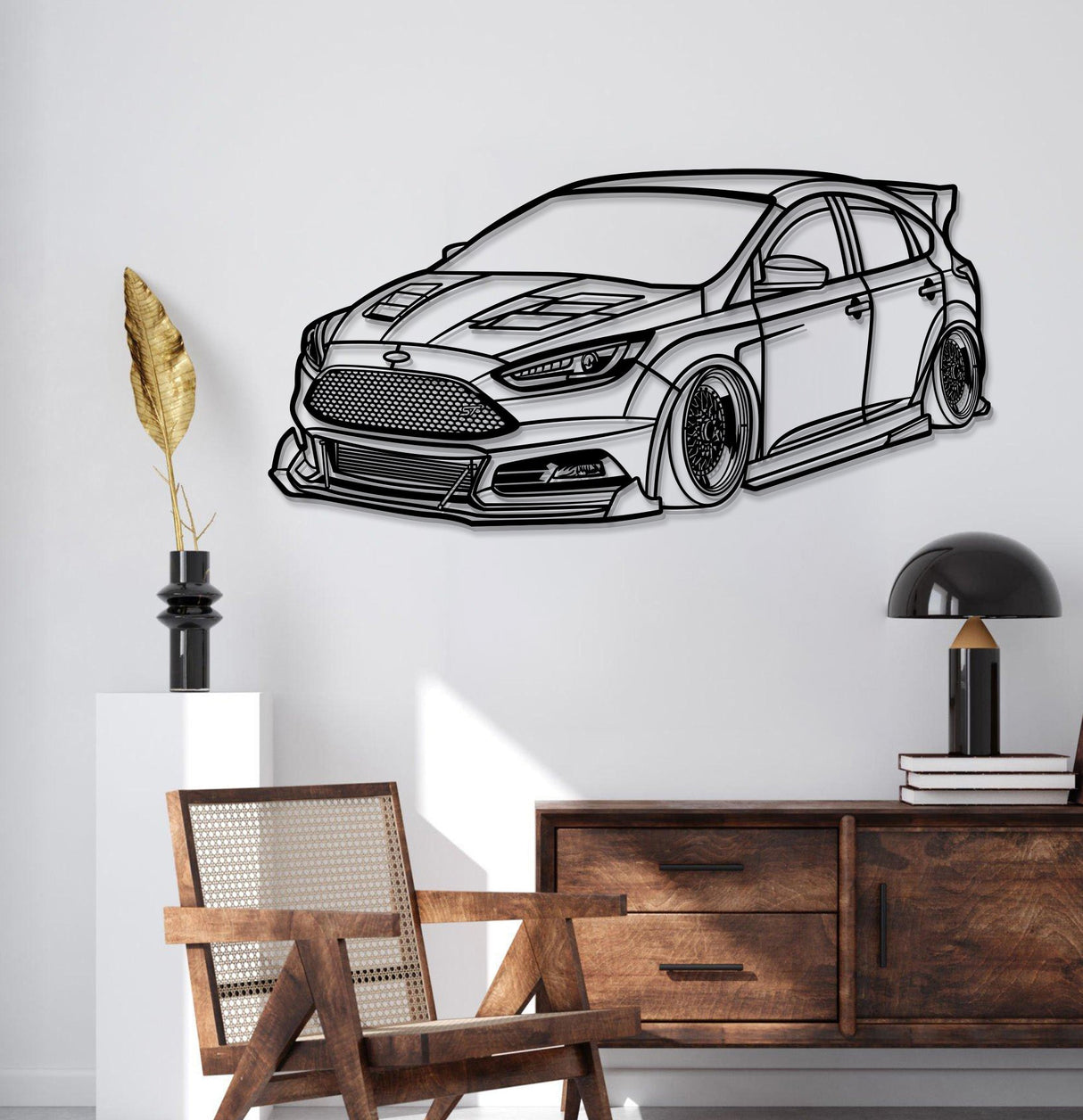 2015 Focus ST Perspective Metal Car Wall Art - MT1313