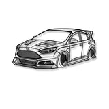 2015 Focus ST Perspective Metal Car Wall Art - MT1313