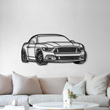 2015 Mustang GT Perspective Metal Car Wall Art - MT1268