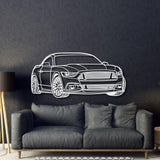 2015 Mustang GT Perspective Metal Car Wall Art - MT1268