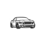 2015 Mustang GT Perspective Metal Car Wall Art - MT1268