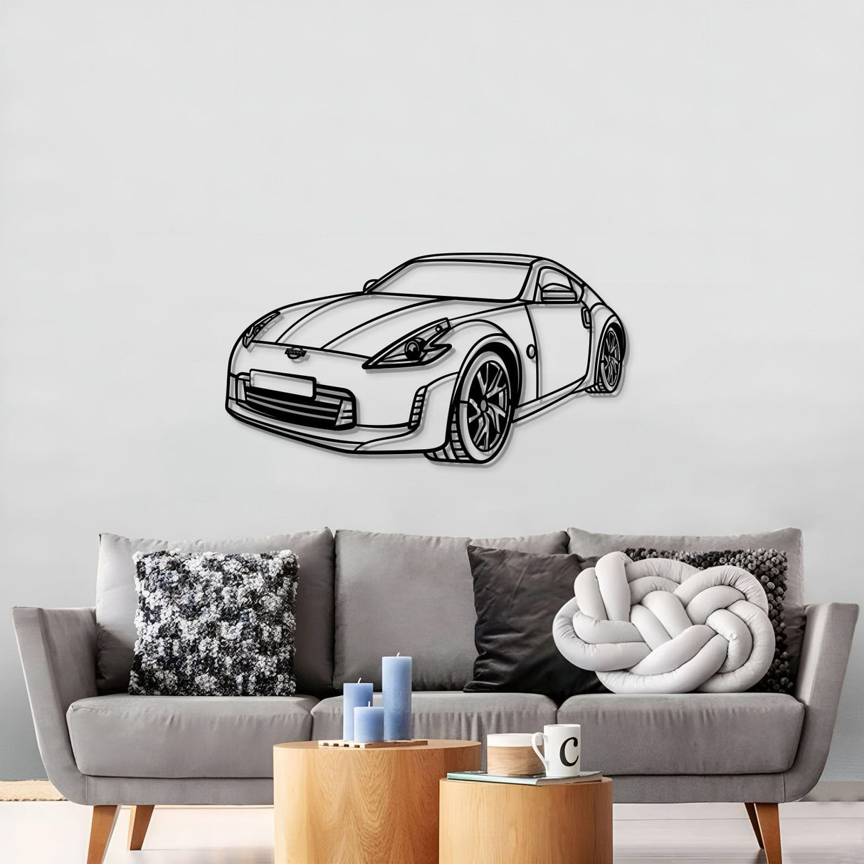 2015 370z Perspective Metal Car Wall Art - MT1181