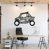 2015 RZR Metal Car Wall Art - MT1197