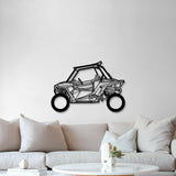 2015 RZR Metal Car Wall Art - MT1197