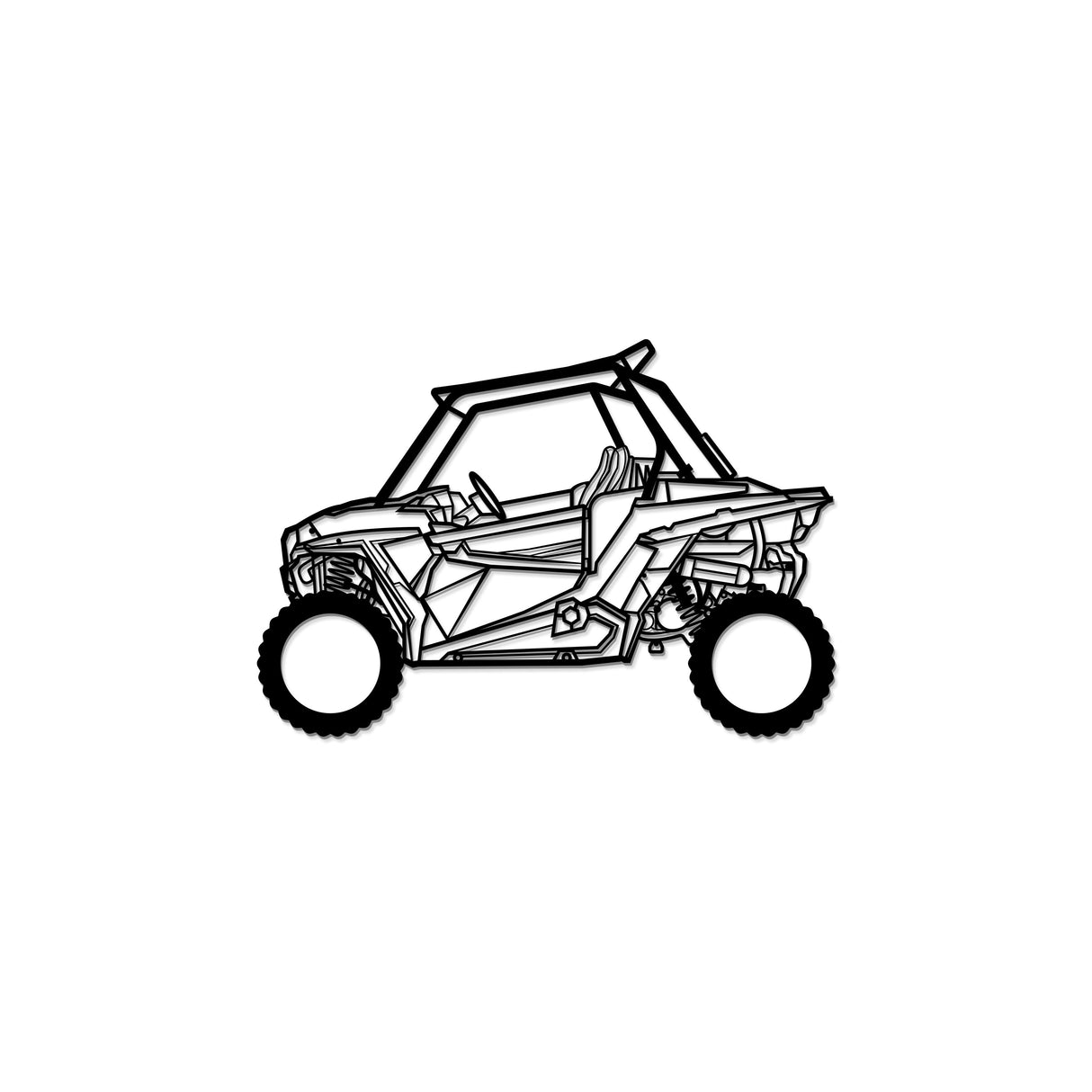 2015 RZR Metal Car Wall Art - MT1197