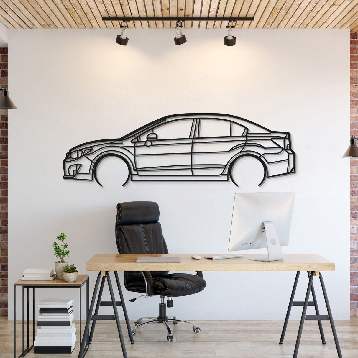 2015 Impreza Detailed Metal Car Wall Art - MT0533