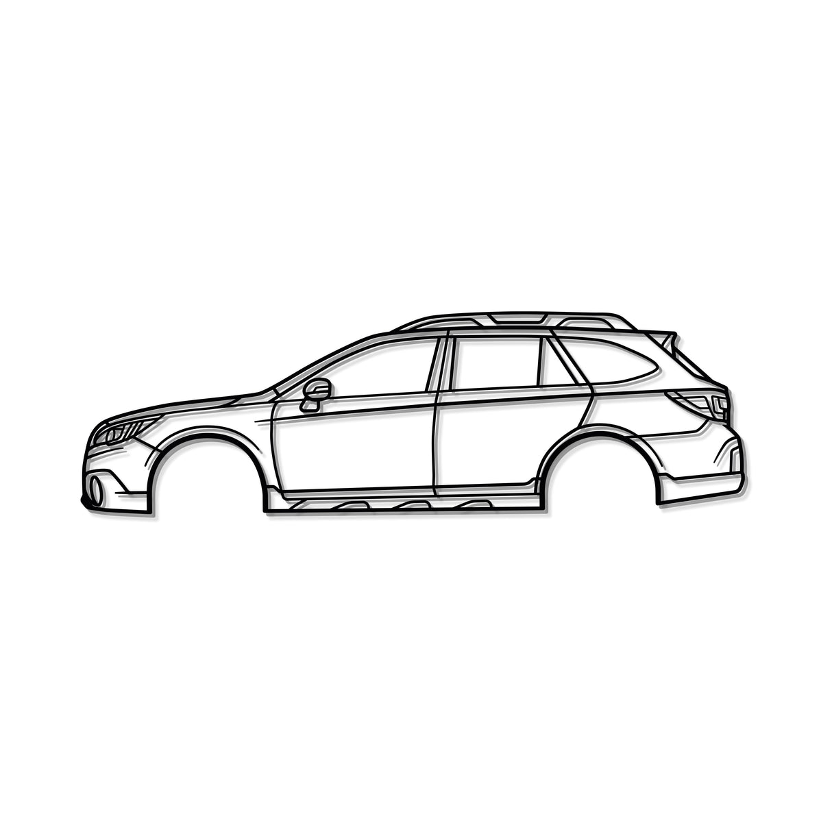 2015 Outback 5th Gen Metal Car Wall Art - MT0538