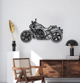 2015 VMAX 1700 Metal Motorcycle Wall Art - MT1421