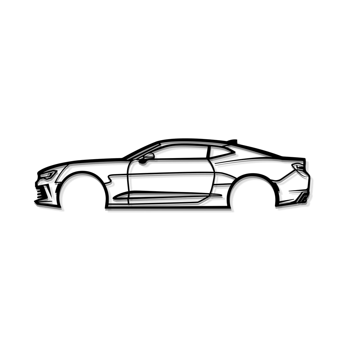 2016 Camaro Metal Car Wall Art - MT0555