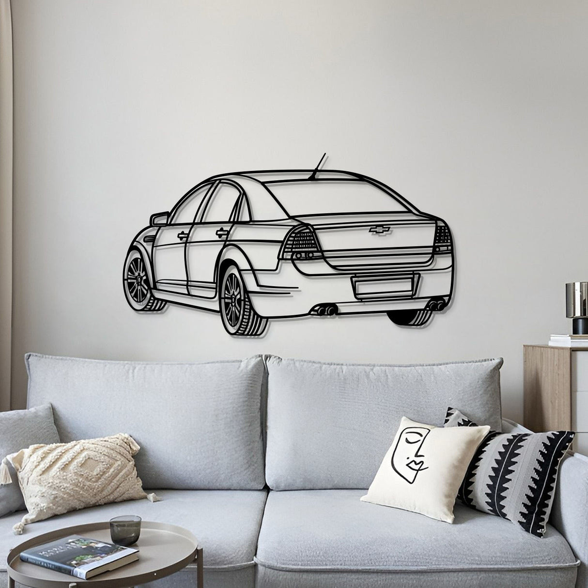 2016 Caprice Perspective Metal Car Wall Art - MT1152