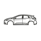 2016 Focus ST MK3 Metal Car Wall Art - MT0564