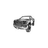 2016 Sierra Perspective Metal Car Wall Art - MT0446