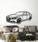 2016 Genesis 3.1 Liter Perspective Metal Car Wall Art - MT1314