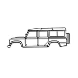 2016 Defender 110 Metal Car Wall Art - MT0561