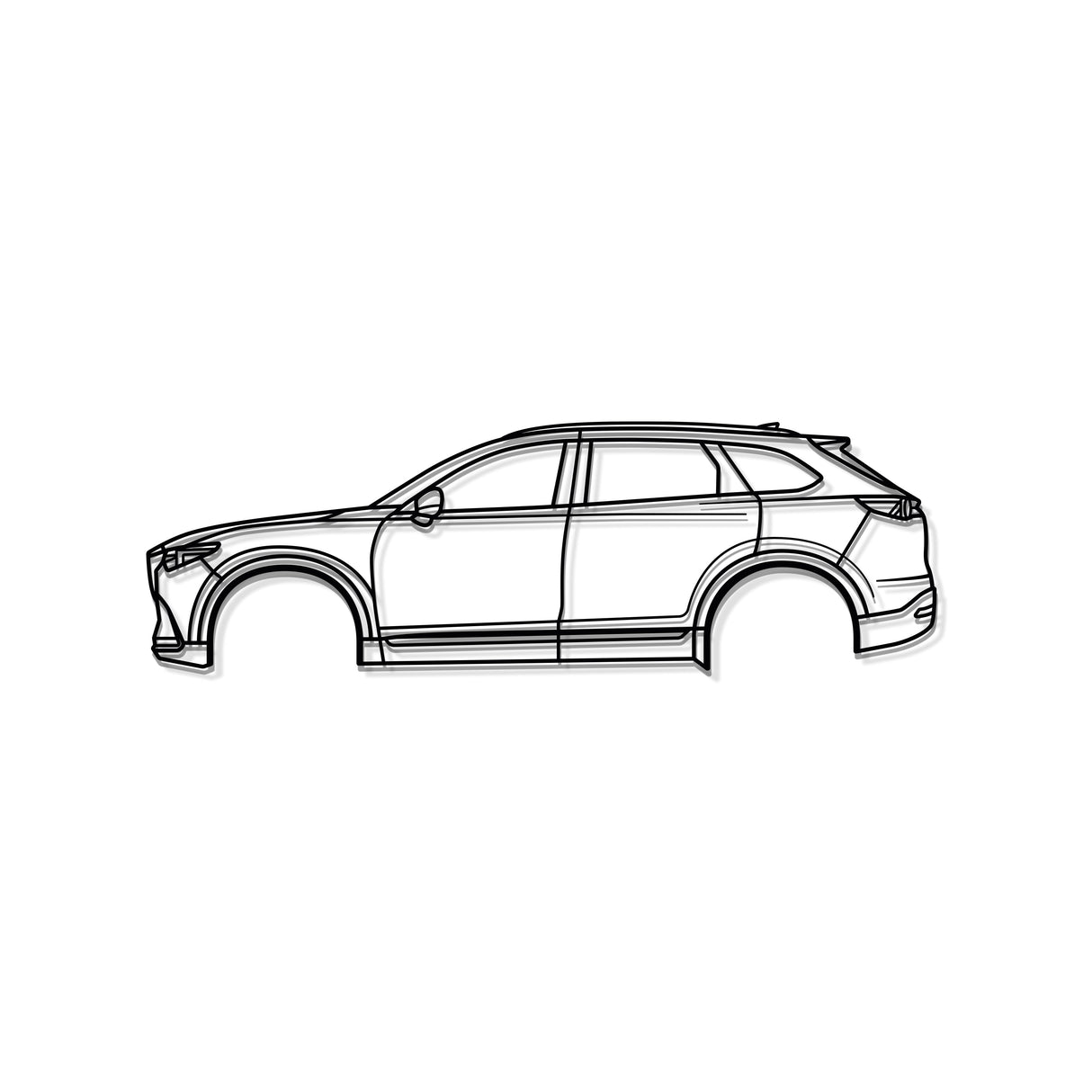 2016 CX-9 2nd Gen (TC) Metal Car Wall Art - MT0560