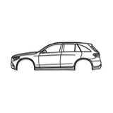 2016 GLC-Class  SUV X253 (1st Gen) Metal Car Wall Art - MT0566