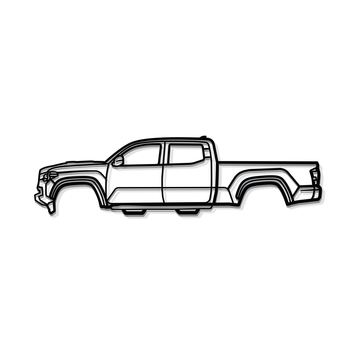 2016 Tacoma 3rd Gen Metal Car Wall Art - MT0571