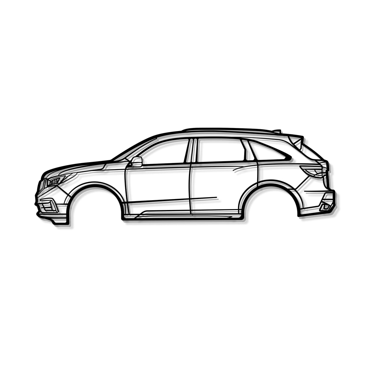 2017 MDX Metal Car Wall Art - MT0599