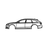 2017 A6 Avant Metal Car Wall Art - MT0578