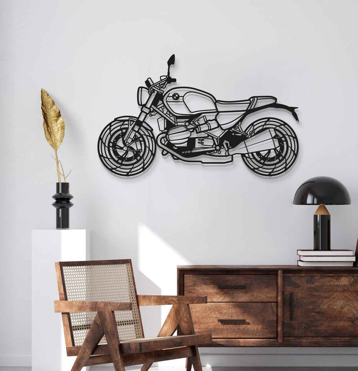 2017 R Nine T Metal Motorcycle Wall Art - MT1384