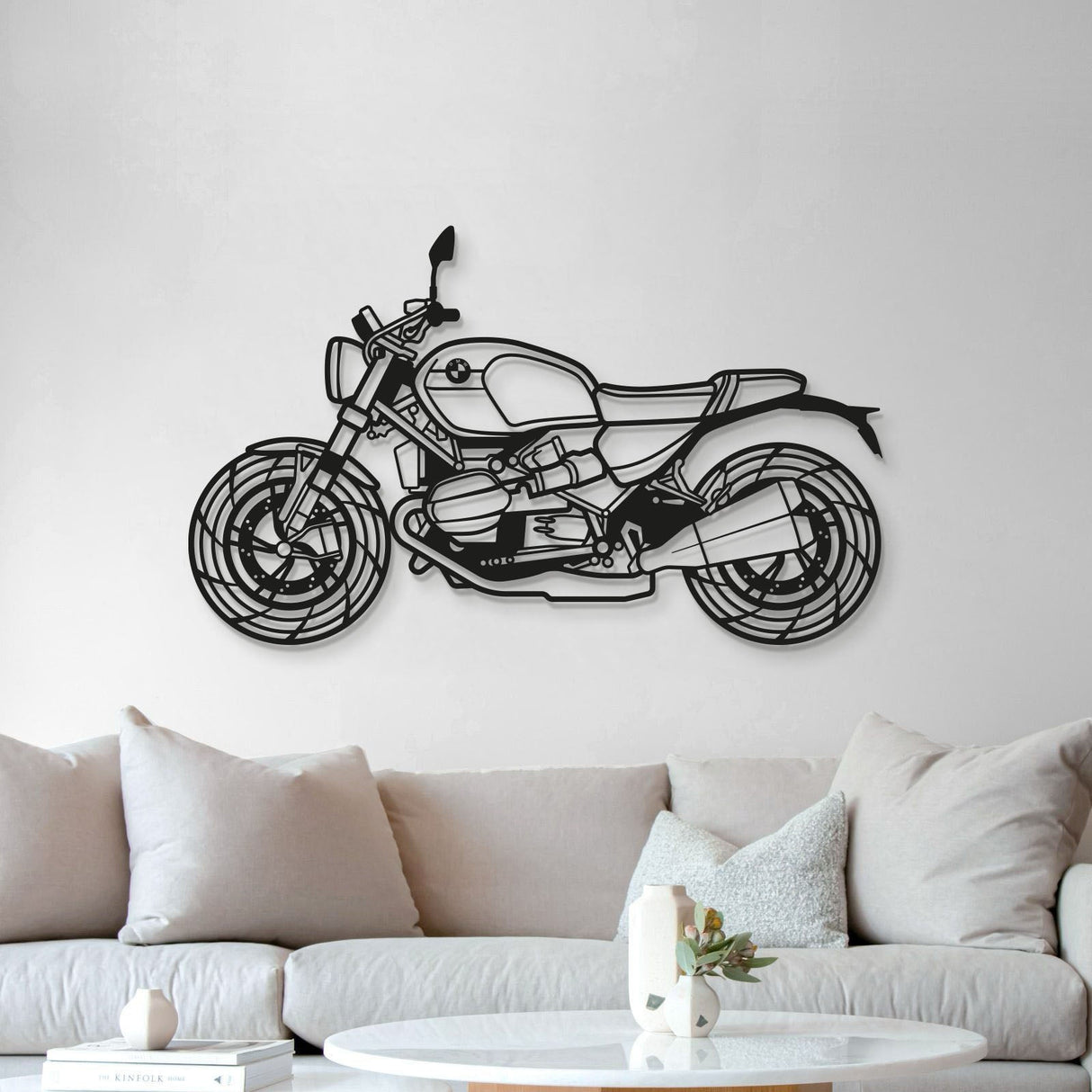 2017 R Nine T Metal Motorcycle Wall Art - MT1384