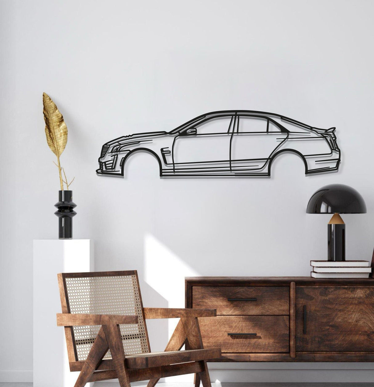 2017 CTS-V Metal Car Wall Art - MT0587