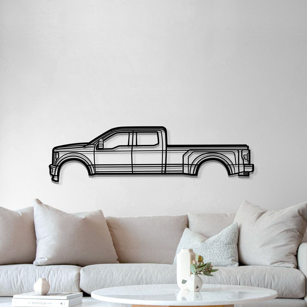 2017 F-350 Super Duty 4th Gen Metal Car Wall Art - MT0592