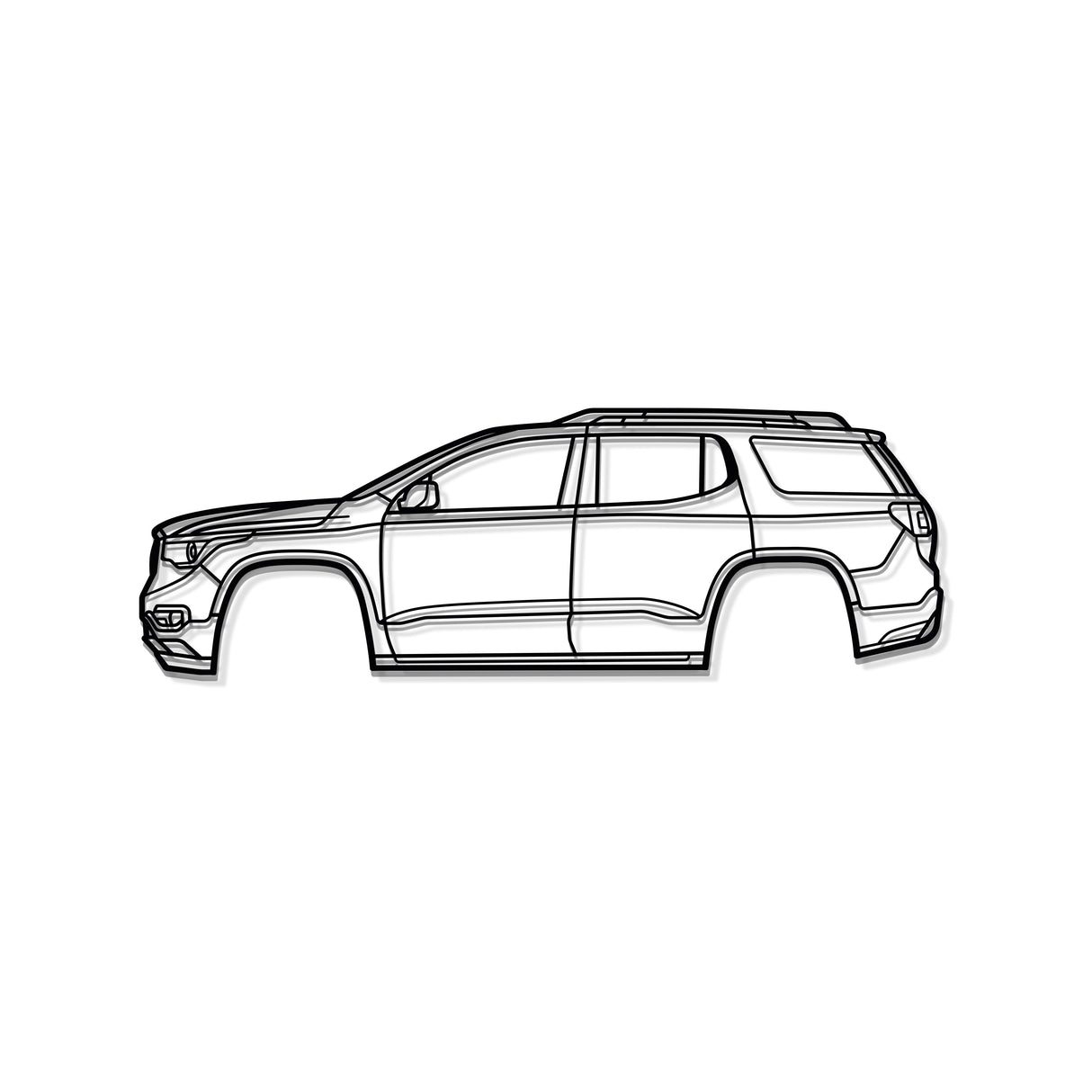 2017 Acadia 2nd Gen Metal Car Wall Art - MT0579